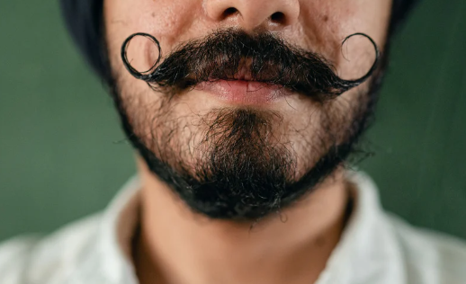 A man with a moustache